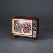 Juldekor Vattenfylld TV LED Konstsmide